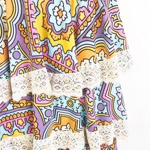 Judith March Dresses - Judith March | Boho Ruffle Fiesta Party Dress L Judith March Dresses - Judith March | Boho Ruffle Fiesta Party Dress L